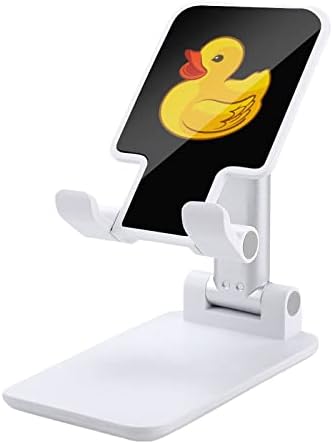 Gumi Sárga Kacsa mobiltelefon Állvány Összecsukható Tabletta Jogosultja Állítható a Bölcső Asztali Kiegészítők Íróasztal