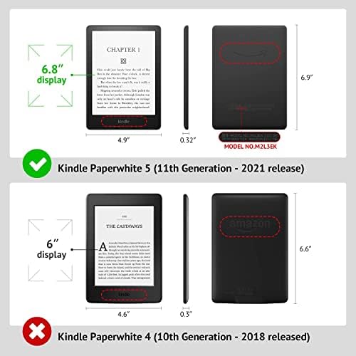 Esetben a Kindle Paperwhite (11 Generációs, 2021Release) (Model No. M2L3EK) - Könnyű PU védőburkolat-a Csuklópántot, majd Stylus