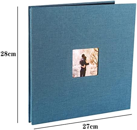 YFQHDD 16inch Vászon DIY Fotó Album Szerelmeseinek, Születésnapi Ajándék, Esküvői Fotók Scrapbook Papír Kézműves Albumok Ragadós (Szín