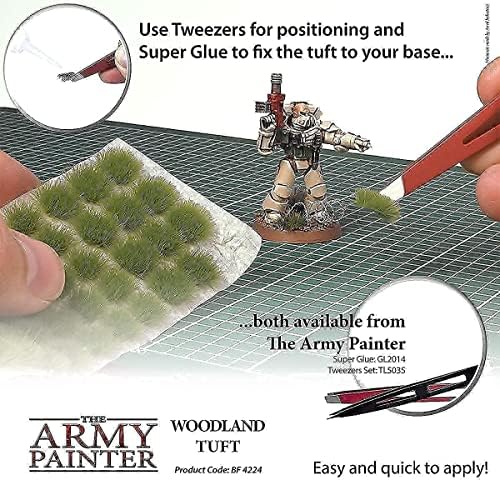 A Hadsereg Festő - Battlefield Tufts - Pusztaság Hajtincs a Csomag Erdei Hajtincs, valamint Mocsári Bojt - Domborzati Modell Készlet