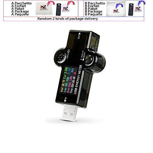 USB 3.0 Teszter Voltmérő Aktuális Feszültség Szín Méter Voltos erősítő Árammérő Érzékelő Teljesítmény Bank töltésjelző + USB Terhelés,LCD