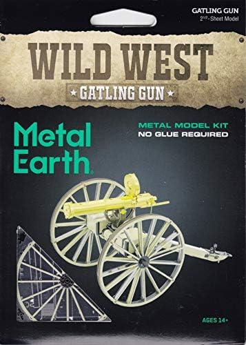 Fascinations Fém Föld Wild West Gatling Gun 3D Fém Modell Készlet