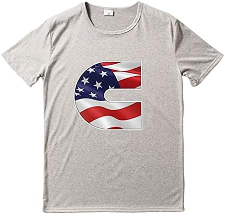 Férfi Amerikai Zászlós Póló, július 4-én Hazafias T-Shirt július 4 Póló Amerikai Zászlós póló