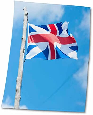 3dRose Danita Delimont - Flags - USA, Virginia, Jamestown, Brit zászló, Törölköző (twl-260392-3)