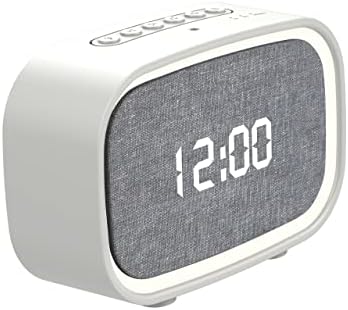 Fehér Többfunkciós Fehér Zaj Hang Gép Óra Alvás Hang Készülék Bluetooth Hangszóró 13 Megnyugtató Hangok, majd Érintse meg az Érzékelőt Szabályozható