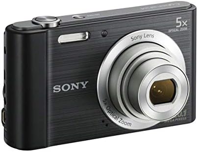Sony DSCW800/B 20.1 MP Digitális Fényképezőgép (Fekete) (Felújított)