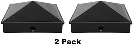 5x5 Névleges (4.5 x4.5) Műanyag Piramis Vinil a Kerítést Kap, Előre Fúrt Lyuk, Fekete, vagy Fehér vagy Több Mennyiséget Nominál 5