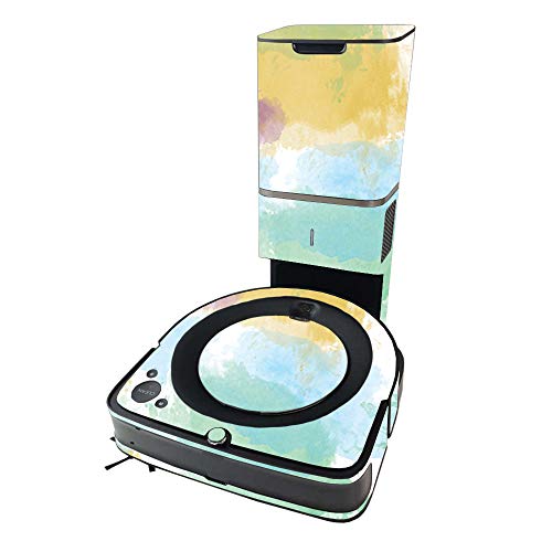 HATALMAS BŐR MightySkins Bőr Kompatibilis iRobot Roomba s9+ Vákuum - Akvarell Fehér | Védő, valamint Egyedi Vinyl Matrica wrap Borító | Könnyű