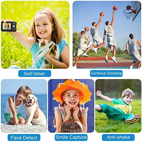 Vízálló Digitális Fényképezőgép HD 1080P 36MP Gyerekek Digitális Fényképezőgép 32G SD Kártya Kompakt, Hordozható, Digitális