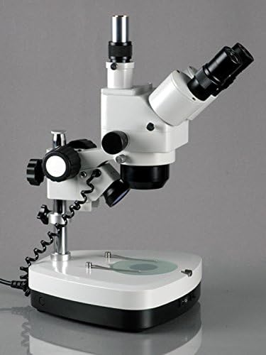 AmScope SH-2TZ-C2 5X-80X Sztereó Zoom Mikroszkóp Kettős Halogén