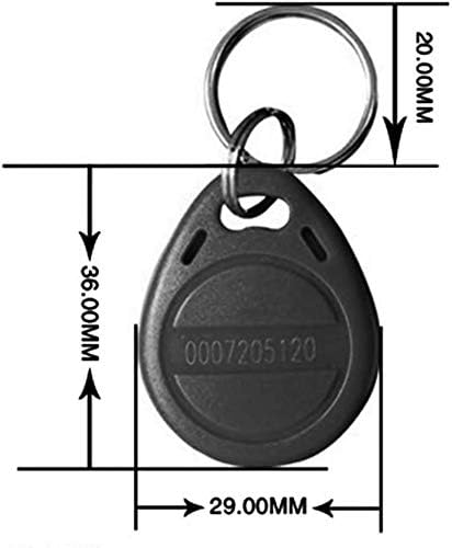 50 db RFID 26 Kicsit Közelség Fekete Gombot, Így Weigand Kompatibilis Támogató ISOProx 125khz 1386 1326 H10301 Formátum Olvasók. Működik,