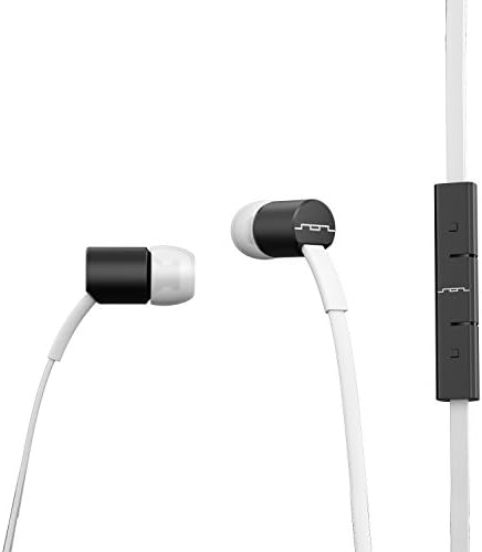 SOL KÖZTÁRSASÁG Jax Vezetékes 3 gombos In-Ear Fülhallgató, Apple Kompatibilis, Gubanc Mentes Kábel, In-Ear Zaj Elszigeteltség, 4 Fül Tipp