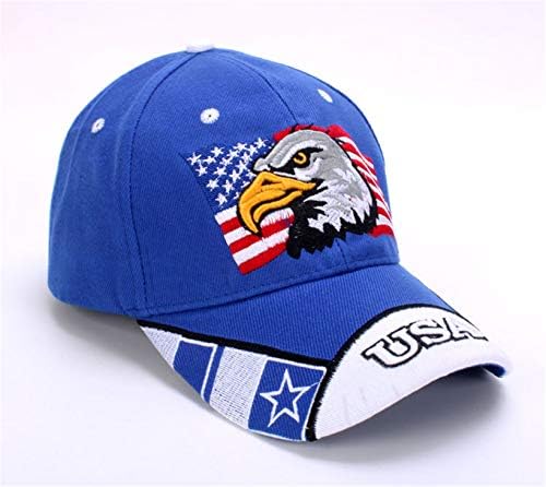 USA Baseball Sapka Hazafias USA Amerikai Zászló Nyomtatás Sapka Hímzett 3D Hímzés Sas Baseball Sapka