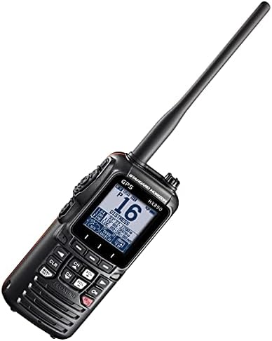 STANDARD HORIZONT HX890BK VHF-HH, 6 Watt, w/GPS&FM-Rcvr