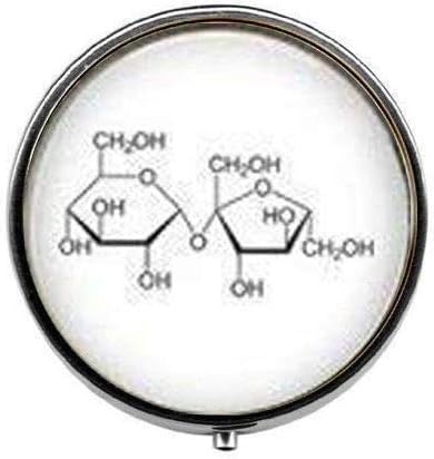 Kémia Ékszerek Cukor Molekula - Art Fotó Tabletta Doboz Varázsa Tabletta Doboz - Üveg Candy Doboz