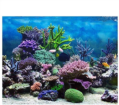 ViaGasaFamido akvárium Poszter, PVC Ragasztó a Víz alatt Korall Akvárium, akvárium Háttér Poszter Hátteret, Dekorációs Papír (61