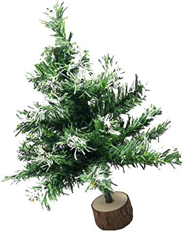 NUOBESTY 30cm Mesterséges Mini karácsonyfa Asztali karácsonyfa Hó Szizál Fák, Fenyő Fa Dekoráció Fa Alap Karácsonyi Dekoráció (Vegyes