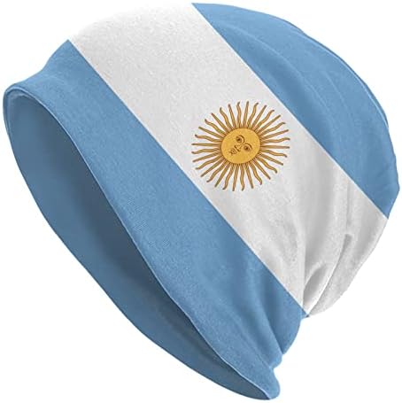 Argentína Zászló Beanie Kemoterápia Kalap Rák Kötött Sapkák Kalapok Bő Slouchy Sál, Női & Férfi