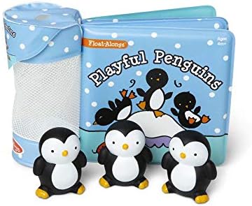 Melissa & Doug Childrenââ Könyv - Float-Viselkedve: Játékos Pingvinek (Fürdő Könyv + 3 Úszó Pingvin Játékok)