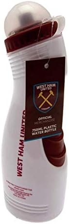 A West Ham United-Unisex-Ifjúsági WH04341 Waterbottle, a West Ham (Fehér), 750 ml
