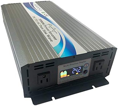 KRXNY 3500W Power Inverter 24V DC 110V 120V AC Tiszta Szinusz Hullám 60HZ LCD Képernyő Autó/RV/Térképről Napenergia