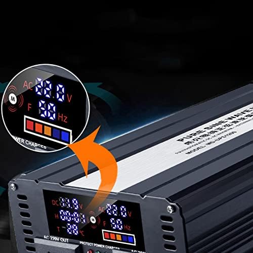 Tiszta szinuszos Teljesítmény-Inverter 600w Dc 12v/24v/48v/60v LED Kijelző Alkalmas Ac 220v Napenergia Átalakító Autó ( Szín : 48v-220v