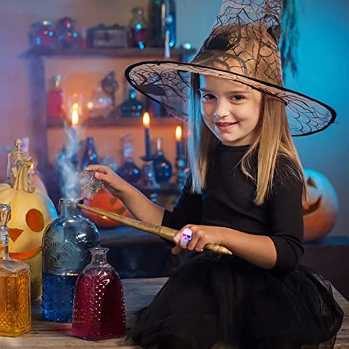 Gyűrű Lány Halloween Fény Gyűrűk Gyerekeknek Villogó Tartozékok Fiúk, Lányok, különböző Minták Trükk Vagy áruk Nagy Halloween Party kellék