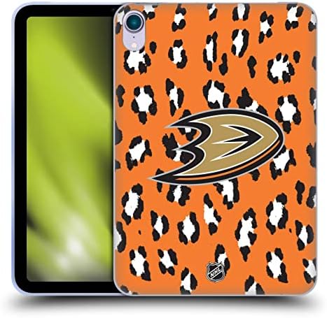 Fejét az Esetben Minták Hivatalosan Engedélyezett NHL Leopárd Patten Anaheim Ducks Puha Gél Esetben Kompatibilis Apple iPad Mini