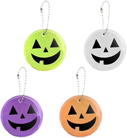 Halloween Pumpkin Fényvisszaverő Medál Ünnepi Fények Beltéri Kültéri Dekoráció Halloween Fények Táskák