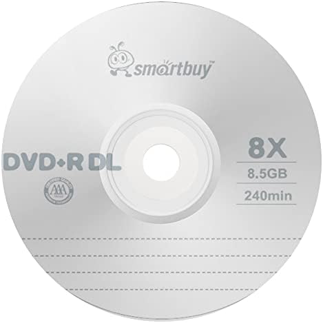 Okos Vásárlás Logó 50 Pack DVD-Plusz-R DVD+r Dl 8.5 gb, 8X, kétrétegű Üres adatsor 50 Lemezek Orsó