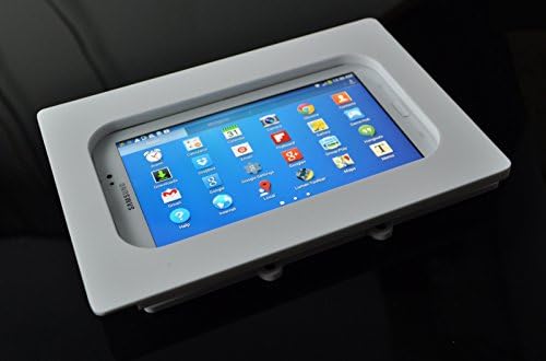 TABcare Kompatibilis Samsung Galaxy Tab 4 7.0 Fehér Fali Akril Biztonsági Burkolat a POS, Kioszk, Bolt Kijelző
