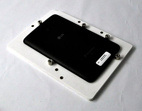 TABcare Kompatibilis LG G-pad 7 Fali lopásgátló Biztonsági Burkolat, Fehér Acrlyic Anyag POS, Kioszk, Bolt Kijelző, Négyzet-Kártya