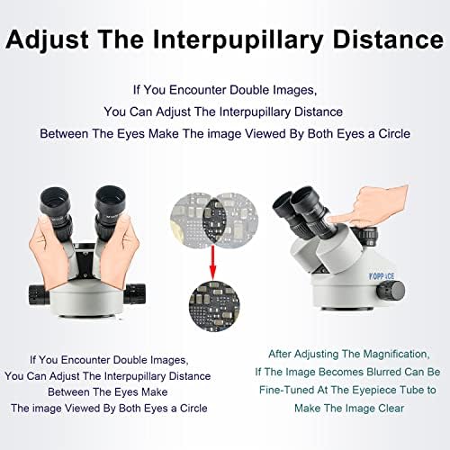 KOPPACE 3,5 X-180X Trinocular Sztereó Mikroszkóp Felső, mind az Alsó LED fényforrás Folyamatos Zoom Objektív Mobiltelefon Javítás Mikroszkóp.