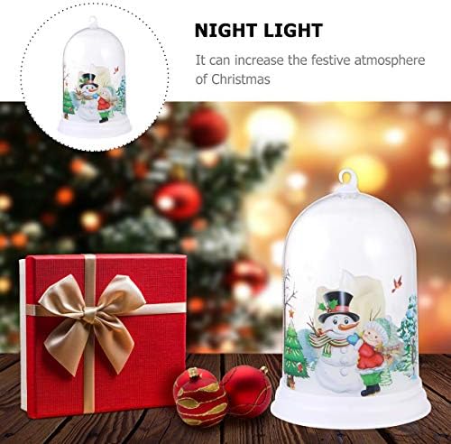 Abaodam Karácsony, Mikulás, Hóember LED Lámpa Lámpa Lámpa Karácsonyi Dekoráció Éjszakai Fény Használt, hogy Megünnepeljük a Karácsonyt