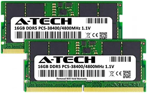 Egy-Tech 32 gb-os Készlet (2x16GB) RAM Kompatibilis az ASUS TUF Szerencsejáték-A17 FA707RE-MS73 Laptop | DDR5 4800MHz PC5-38400 SODIMM 1.1