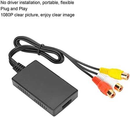 HD Multimédia Interfész Átalakító, 1080P AV HD Multimédia Interfész Átalakító Plug and Play-Micro USB Tápegység Hordozható PS 3
