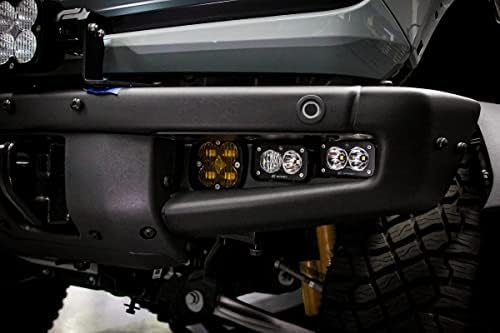 Baja Minták SAE Amber & Világos Köd Vezetés Kanyarodási Combo LED Készlet w/Upfitter Kapcsoló Kompatibilis 2021+ Bronco Acél Lökhárító