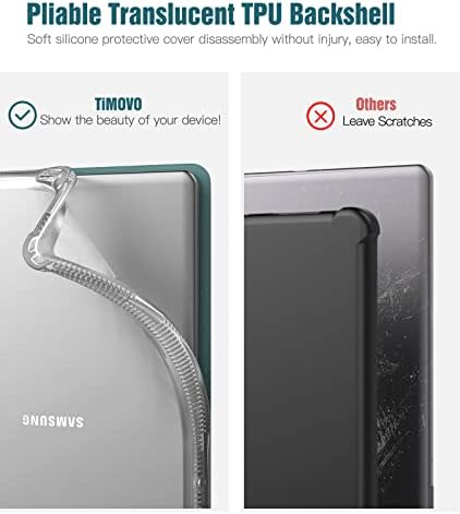 TiMOVO Esetben a Samsung Galaxy Tab A7 Lite 8.7 2021 (SM-T220/ T225/T227), Vékony, Puha TPU Áttetsző Matt Vissza védőburkolat Shell Illik Samsung