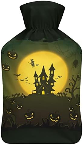 Félelmetes Halloween Ház Meleg Víz Üveg 1000ml Aranyos Lágy Víz-Injekció Táska Kéz Melegebb, a Meleg Kéz, Láb Ajándékok