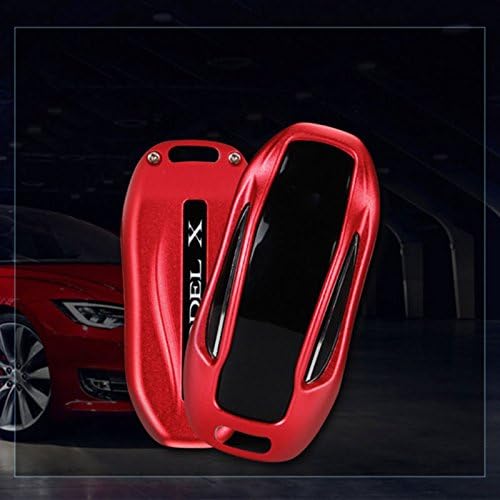 Alumínium Ötvözet Autó Kulcs-Tartó Fedelét Esetben Kulcs Shell Védő Tesla Model X Autó Távoli Flip Billentyűt A Hüvely Fob