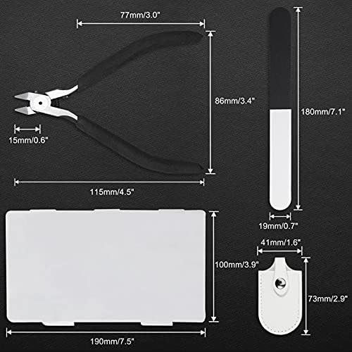 LEONTOOL Modell Eszközök Készlet, 5 Hüvelyk Egyetlen Penge Zimankó, Modell Zimankó Polírozó Tömb, Végső Csipesz Műanyag Modell