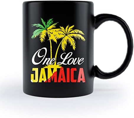 LINDENPAL Egy Szerelem Jamaicában Jamaikai Zászló 11 Oz Újdonság Bögre, Csésze, Ajándék Ötlet Férfiaknak, Nő, Fiú, Lány,