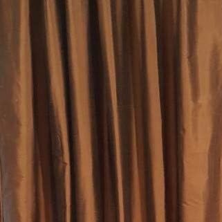 Párizsi Otthon, Stílus, Új! Legjobb Selyem Dupioni Függönyt Pole Zsebében Vissza Made in India - Szín:Szépia (50 x 96')