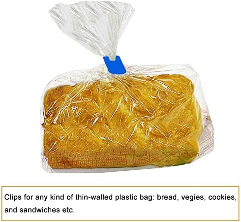 Újrahasznosítható Műanyag Kenyér Táska Klip, Tartsa Az Ételt Friss Megnyitása Után is használható, mint a Kábel Menedzsment Címkék