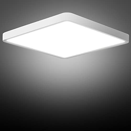 IBESTWIN LED Mennyezeti világítótestek 24W 11.7 Hüvelyk 2600LM Tér Alacsony Profilú süllyeszthető Lámpatest, Hálószoba, Konyha, Mosókonyha,