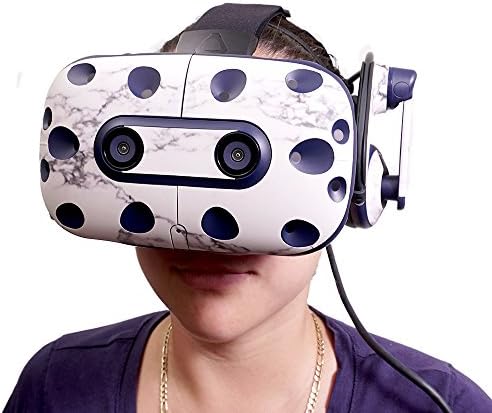 MightySkins Bőr Kompatibilis A HTC VIVE Pro VR Headset - Kék Misztikus Lángtól | ... / Védő, Tartós, Egyedi Vinyl Matrica