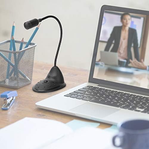 Pinsofy Játék Mikrofon, Hattyúnyak Cső Többirányú Mikrofon, 3,5 mm-es Professzionális PC Asztali Laptop