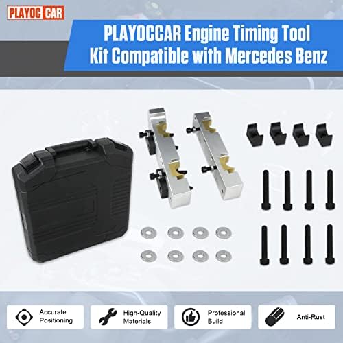 PLAYOCCAR Motor Időzítés Eszköz Készlet Kompatibilis a Mercedes-Benz M133 M270 M274, Vezérműtengely Rögzítő Igazítás Időzítés