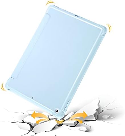 Esetben Kompatibilis iPad Air 5. Generációs (2022) 10.9 Hüvelyk tolltartó, az iPad 5 Case, Slim Smart Cover Világos Vissza Shell - Festett