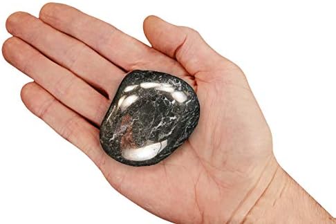 Rock A Csakra Ezüst Hematit 2 3-5 Oz Nagy Zuhant Csiszolt Kövek, Sziklák, valamint Ásványi anyagok, Gyökér Csakra Gyógyító Kristályok